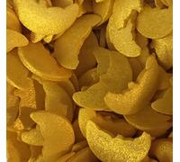 A Pinch Of - Halloween Gold Moons - Edible Gold Sprinkles for Cakes - 25g Glimmer Cake Sprinkles for Weddings, Halloween, Wizard, Witch, Wicked Birthday Parties & Harry Potter Cake Decorations