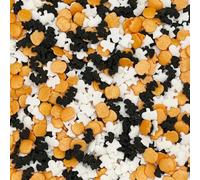 A Pinch Of - Halloween Mix - Ghosts, Bats & Pumpkins Halloween Cake Sprinkles - 25g Edible Glimmer Sugar Shapes Cupcake Decorations - Pumpkin Cake Decorations