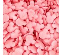 A Pinch Of - Mini Mouse - Pink - Mouse Shaped Cake Topper Sprinkles - 25g Edible Shimmer Cupcake Decorations - Birthdays, Weddings & Party Celebrations