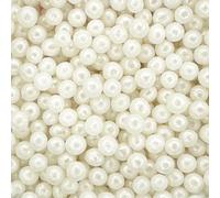 A Pinch Of - Pearls - Glimmer Mother of Pearl Cake Topper Sprinkles - 30g Edible Shimmer Ball Cupcake Decorations - Weddings, Christenings & Parties