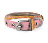 A Pineapple Pet Collar, Adjustable Dog Collars with Buckle Stainless Steel D-Ring, Comfortable Collar for Small Medium Dogs and Cats