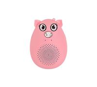 (a-Pink 1.42 inch) Wireless Bluetooth Speaker Subwoofer TF Card Bluetooth Sound Box Animal Portable Boombox Hifi Music Box Mini Speaker for Outdoor