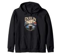 A Pint on the Liffey Zip Hoodie