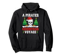 A Pirates Christmas Voyage Santa Hat Christmas Pirate Pullover Hoodie