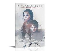 A Plague Tale Requiem Poster Canvas Oil Painting Canvas Art Poster Home Hanging Painting Bar Art Interior Wall Decoration PosterFrame-style12x18inch(30x45cm)