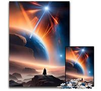 A Planet from Beyond Piece Jigsaw Puzzle Challenging Puzzles Ideal for Family Fun RelaxationHoliday Gifts 1000 PCS(38x26cm)