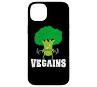 A Plant Powered Vegan Gym Workout - Funny Vegains Gift Case for iPhone 14 Plus