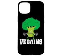 A Plant Powered Vegan Gym Workout - Funny Vegains Gift Case for iPhone 15 Plus