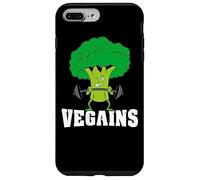 A Plant Powered Vegan Gym Workout - Funny Vegains Gift Case for iPhone 7 Plus/8 Plus