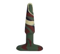 A-Play - Groovy - Silicone Anal Plug - 4" - Camouflage