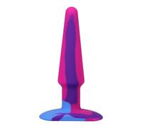 A-Play - Groovy - Silicone Anal Plug - 5" - Berry