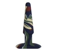 A-Play - Groovy - Silicone Anal Plug - 5" - Camouflage