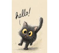 A playful kitten: Work Notebook, Funny Office Gift for Women, Coworker, Boss, Secret Santa Gag Gift (Blank Lined Journal)