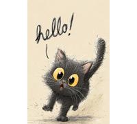 A playful kitten: Work Notebook, Funny Office Gift for Women, Coworker, Boss, Secret Santa Gag Gift (Blank Lined Journal)