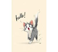 A playful kitten: Work Notebook, Funny Office Gift for Women, Coworker, Boss, Secret Santa Gag Gift (Blank Lined Journal)