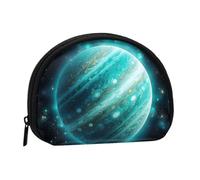 A playful little cat Coin Purse - Coin Pouch Mini Change Purse for Coins, Keys, Lipstick and Essentials with Zipper Closure, Rotating Planet, One Size, Fashion