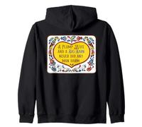 A plump wife and a big barn never did any man harm Zip Hoodie
