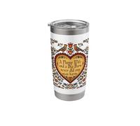 A Plump Wife and Big Barn Never did Any man harm Stainless Steel Insulated Tumbler