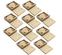 A Plus+ Heart USB 3.0 Memory Stick 64GB, High Speed Wooden USB 3.0 Flash Drive Stick with Gift Box (Pack of 10)