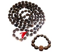 A Plus Kamal Gatta Japa Mala | Natural 51 Beads Lotus Seed Mala | Laxmi Pooja Mala | Meditation | Spritual Practice.1 Pcs