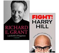 A Pocketful of Happiness By Richard E. Grant & Fight Thirty Years Not Quite at the Top By Harry Hill 2 Books Collection Set