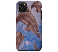 A Pod of Playful Jumping Dolphins Case for iPhone 11 Pro Max