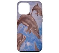 A Pod of Playful Jumping Dolphins Case for iPhone 12 Pro Max
