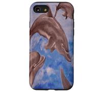 A Pod of Playful Jumping Dolphins Case for iPhone SE (2020) / 7/8