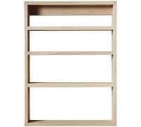 A-Podium Shelf 70x10x52 White Lacquered Oak