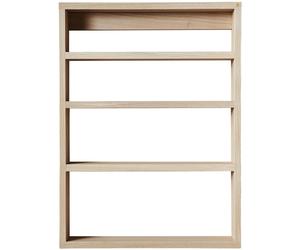 A-Podium Shelf 70x10x52 White Lacquered Oak