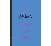 A Poets Thoughts And Ideas: Poet’s Notebook for Poets, Writers & Authors | Blank Lined Journal | 6x9 100 pages | Great gift for any aspiring Poets Of Any Age