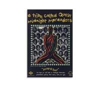 A Poster Tribe Called Quest Hip Hop Group Vintage Collage Music Posters for Room Aesthetic Canvas Wall Art Bedroom Decor24x36inch(60x90cm)