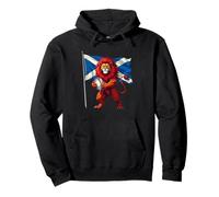 A Powerful Scottish Lion Rampant Pullover Hoodie