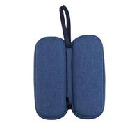 A practical insulated carry case perfect for transporting freezer bags, equipped with a mesh pocket (Blue)