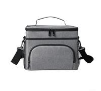 A Practical Solution in the Form of an Insulated Lunch Carrier Designed to Meet Various Daily Needs Efficiently (Gray)