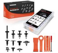 A-Premium 110PCS (10-Type) Car Retainer Clips Kit Compatible with Dodge Challenger 2008-2014 Fender & Bumper Shield Auto Push Pin Plastic Rivet Fastener Replacement Set, w/Removal Tool