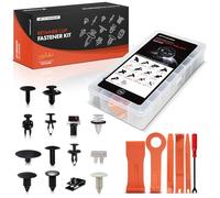 A-Premium 140PCS (14-Type) Car Retainer Clip Kit Compatible with Mercury Milan 2010-2011, Bumper Fender Hood Auto Push Pin Plastic Rivet Fastener Replacement Set, w/Removal Tool