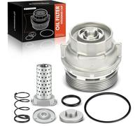 A-Premium - 15620-31060 Oil Filter Housing Cap Assembly - Compatible with Toyota, Lexus - 2005-2021 - Avalon, Camry, Highlander, RAV4, Sienna, Tacoma, RX350, ES350, IS, LS, NX - Replaces 15643-31050