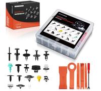 A-Premium 180PCS (17-Type) Car Retainer Clip Kit Compatible with Jeep WK2 Series Grand Cherokee 2011-2020, Bumper Fender Hood Auto Push Pin Plastic Rivet Fastener Replacement Set, w/Removal Tool