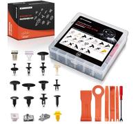 A-Premium 190PCS (17-Type) Car Retainer Clips Compatible with Cadillac CTS 2003-2007 Rear Bumper Fender Liner Door Trim Auto Push Pin Plastic Rivet Fastener Replacement Set, w/Removal Tool