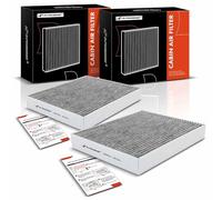 A-Premium 2-PC Cabin Air Filter with Activated Carbon Compatible with Ford Bronco Sport, Escape, Explorer & Lincoln Aviator, Corsair, 2020-2023, Replace# PC99542P, JX6Z19N619BA