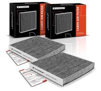 A-Premium 2-PC Cabin Air Filter with Activated Carbon Compatible with Ford Ranger 2019 2020 2021 2022 2023 2.3L, Replace# KB3Z19N619A