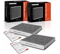 A-Premium 2-PC Cabin Air Filter with Activated Carbon Compatible with Honda CR-V CRV 1997-2001, Insight 2000-2006, Replaces# 80291ST3505, 80291ST3515