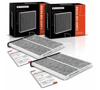 A-Premium 2-PC Cabin Air Filter with Activated Carbon Compatible with Mazda Vehicles - 3 2014-2018, 6 2014-2021, CX-5 2013-2022