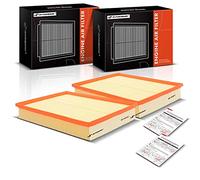 A-Premium 2-PC Engine Air Filter Compatible with Dodge & Mercedes-Benz & Freightliner Sprinter 2500,3500, 2007-2022, Flexible Panel, Replace# CA10330, 2E0129620B