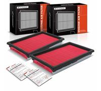 A-Premium 2-PC Engine Air Filter Compatible with Infinit Q50 & Nissan Cube, NV200, Versa, 2007-2021, 3.5L 3.7L, Flexible Panel, Replace# 16546-ED500
