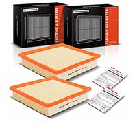 A-Premium 2-PC Engine Air Filter Compatible with Lexus ES350 & Toyota Avalon, Camry, Highlander, RAV4, 2018-2022, Flexible Panel, Replace# 17801-F0060