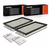 A-Premium 2-PC Engine Air Filter Compatible with Mini Cooper 2002-2008/2011/2013-2014, 1.6L, Replace# 13721491749
