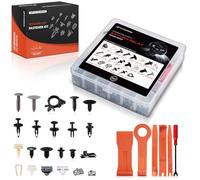 A-Premium 220PCS (20-Type) Car Retainer Clip Kit Compatible with Saturn Relay 2005-2007, Bumper Fender Door Weatherstrip Auto Push Pin Plastic Rivet Fastener Replacement Set, w/Removal Tool