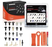 A-Premium 240PCS (24-Type) Car Retainer Clip Kit Compatible with Lincoln Town Car 2004-2011 & Mercury Capri 1980-1986 Bumper Auto Push Pin Plastic Rivet Fastener Replacement Set, w/Removal Tool